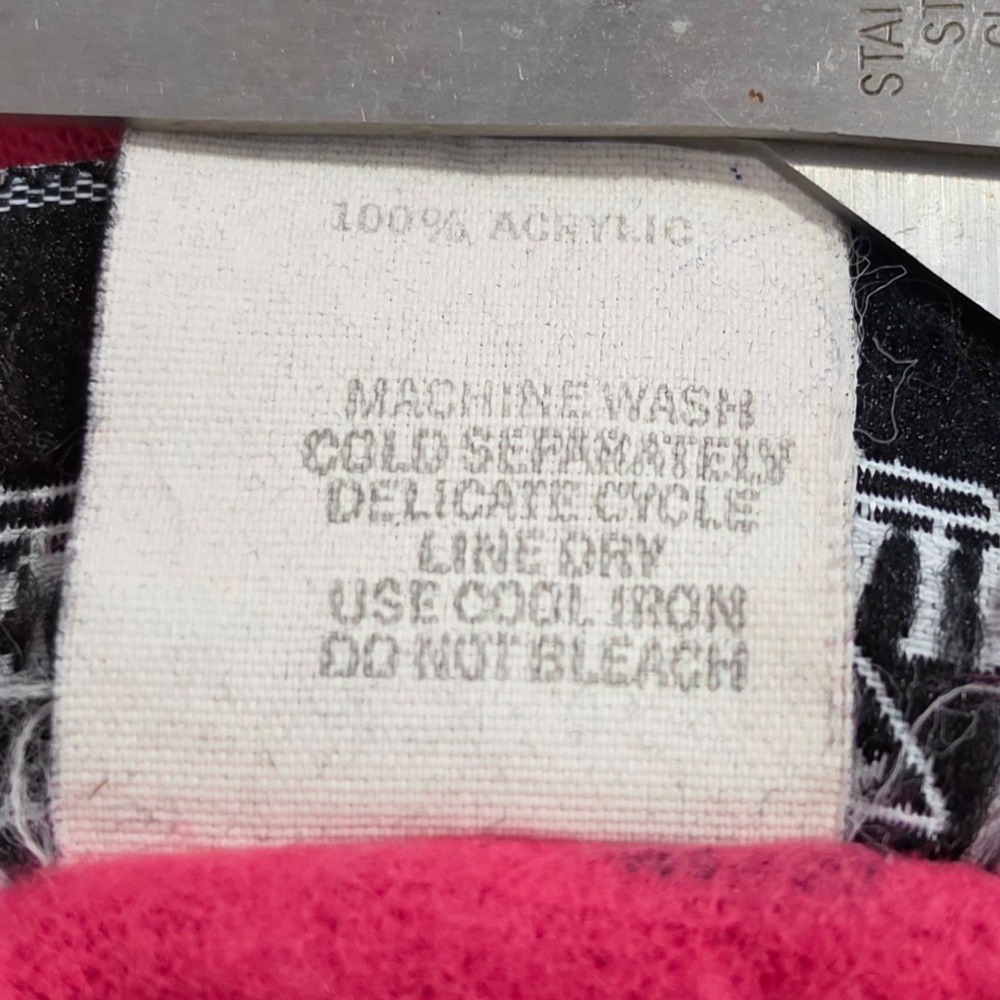 Vintage 80s All Over Print Scottie Dog Sweatshirt - Made in USA Large Hot Pink - Picture 7 of 7